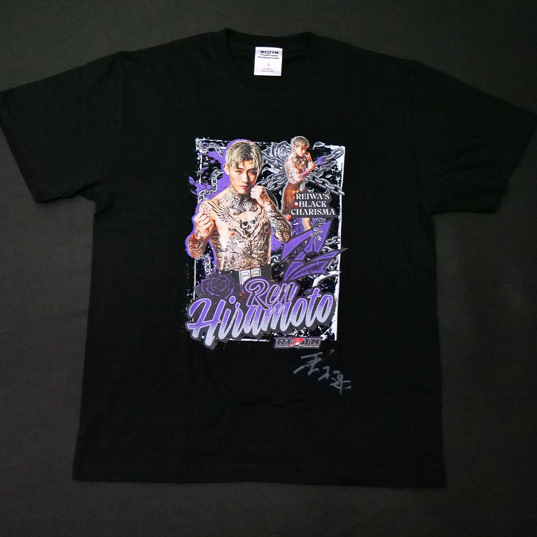 RIZIN YUSHI 直筆サイン入 スポンサーTシャツ KAKEHASHI スポーツオークション